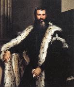 Paolo Veronese Portrait of a Gentleman in a Fur oil on canvas